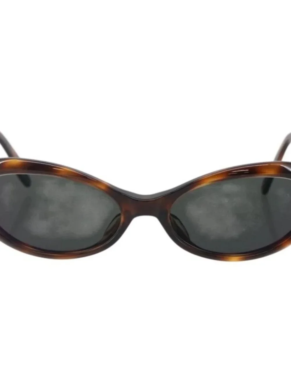 Salvatore Ferragamo Gancini Sunglasses Plastic Brown Auth SW1683